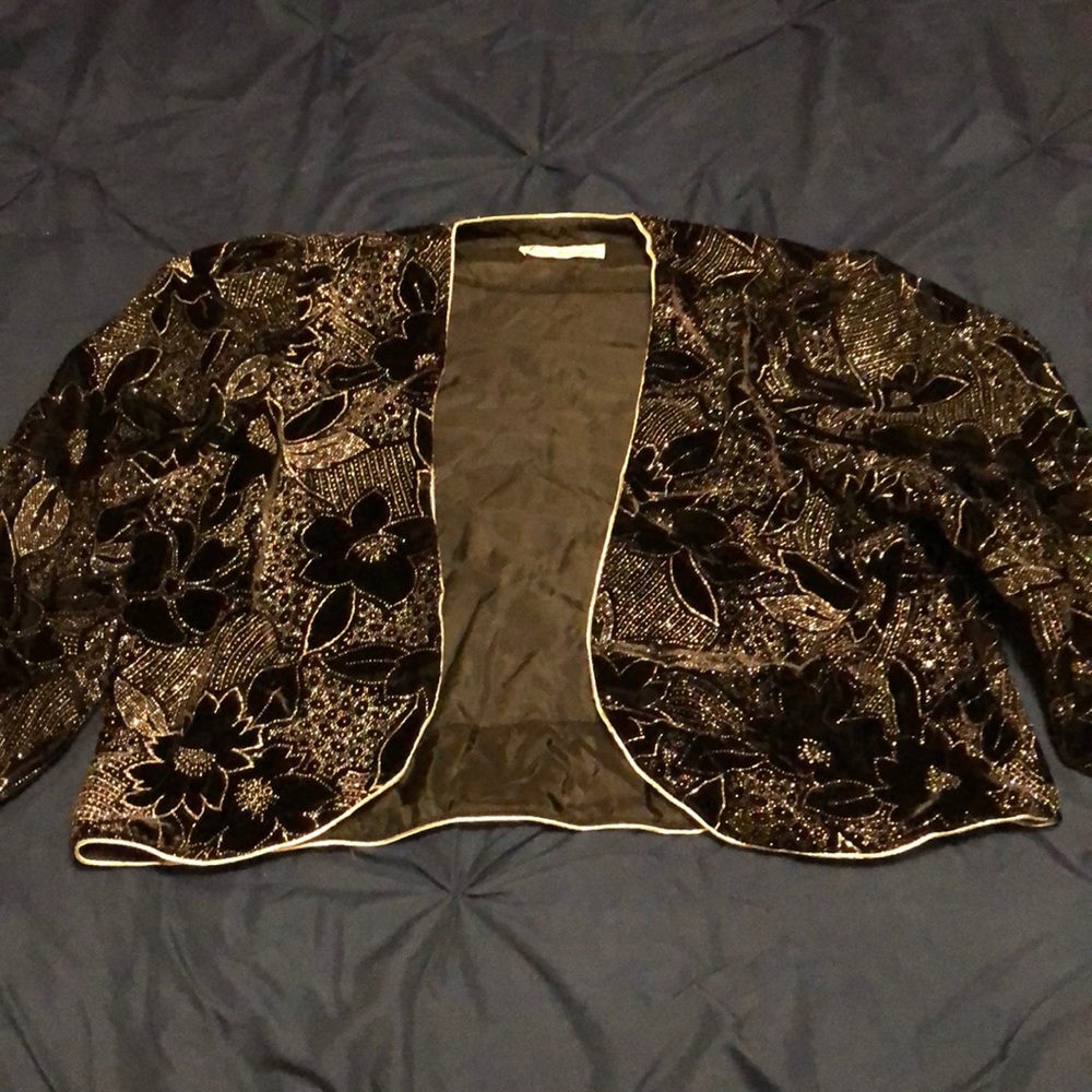 Jeri Marque formal floral jacket